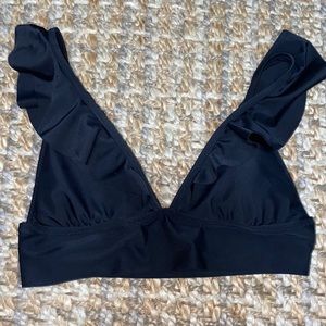 Ruffled aerie bikini top